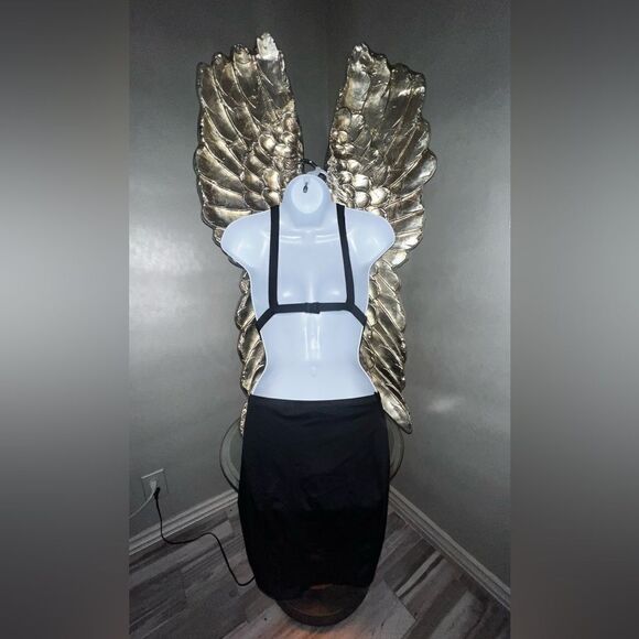 Dreamgirl Black fringe Dress, Medium - Picture 8 of 16